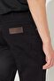 Texas Slim Fit Slim Fit Normal Waist Black Flexible Trousers - 5