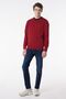Regular Fit Regular Cut Crew Neck Red Men's Knitwear Sweater - 5