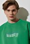 Men's Loose Fit 100% Cotton Crew Neck Mint Green T-Shirt - 3