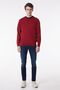 Regular Fit Regular Cut Crew Neck Red Men's Knitwear Sweater - 2