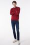 Regular Fit Regular Cut Crew Neck Red Men's Knitwear Sweater - 4