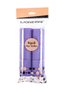 Velcro Hair Curler 1114 – Pack of 6, Purple Color, 5 cm Diameter - 3