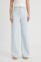 Loose Fit High Waist Wide Leg 100% Cotton Jean Jeans