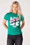 Slim Fit Slim Fit 100% Cotton Crew Neck Green T-Shirt - 2