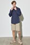 All Terrain Gear Regular Fit Regular Cut Stretchy Navy Blue Long Sleeve Shirt - 7