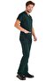 Men's Dark Green Lycra Thick Fabric Surgical Doctor's Jersey and Nurse's Jersey Suit - 3