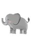 Cute Elephant Balloon 8Th Birthday Balloon Set Safari Concept Elephant Balloon and Cream Color Number Balloon - 4
