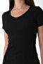 Women's Basic V-Neck T-Shirt, Ribbed Camisole Fabric Blouse - 6