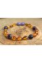 Drop Amber Amethyst Adult Bracelet - 3