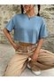Colorful Oversized Cropped T-Shirt - 2
