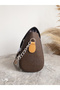 Oval Printed Women's Hand and Shoulder Bag - 3