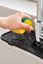 Leon Lifes Elastic Faucet Sink Mat Gray-Water Holder Organizer Non-Slip Kitchen Bathroom Mat - 2