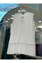 Pleated Viscose Underwear Tunic - White - 4