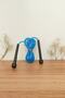 Delux Jump Rope Length Adjustable Skipping Rope with Bearing Conditioning Pilates Equipment - Blue - 6