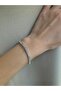 Silver Waterway Stone Bracelet - 2