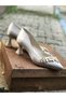 Champagne Heel Stoned Skin Stiletto - 3