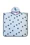 معطف منشفة الشاطئ المرطب باللون الأزرق للجنسين من جيجك
