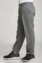Unisex Kids Gray Fabric Trousers with Elastic Waist - 2