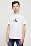 Unisex Children's White Monogram Ottoman Tughra Ottoman Tugrasi Logo Printed Tshirt