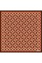 Claret Red Twill Scarf Black Series 90x90cm and Scarf Strap - 2