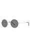 Extreme Vintage Round Polarized Silver Sunglasses Smoked Glass Vintage 46.01