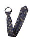 Patterned Zippered Tie - 2