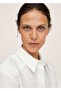 Women's Off-White Midi Length Shirt Dress - 6