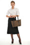 Women's Shoulder Bag Brown - 05FM24K1100 Model