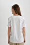 Women's White T-Shirt - W9578Az/Wt79 - 4