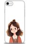 حافظة ايفون 8 مطبوعة اتش دي - Sweet Girl