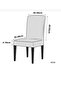 Printed Skirt Chair Cover 1 Piece - 7
