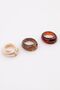 Set of 3 Resin Rings 351 - 2