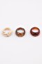 Set of 3 Resin Rings 351