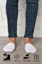 Natural Bamboo Men's Ballerina White Socks Seamless Invisible Anti-Slip Heel Silicone Premium 6-Pack - 3