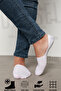 Natural Bamboo Men's Ballerina White Socks Seamless Invisible Anti-Slip Heel Silicone Premium 6-Pack - 6