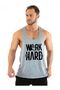 Work Hard Gorilla Gym Fitness Tank Top Sports Tank Gray