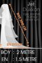 2 Meters Broken Medium Size White Nun Veil with Hijab Pearl - Elegant and Stylish Design - 2