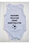 I'm My Father's Son, Because I'm Beşiktaşlı Printed Cotton Baby Bodysuit