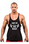 Shut Up And Bench Fitness Gym Tank Top Athlete Undershirt [Black]