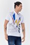 Men's White Polo Collar T-Shirt - Tandı White - 4
