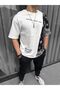 Basic Beyaz Tshirt Oversize Unisex - 3