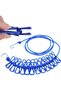 Portable Elastic Clothesline with 12 Pegs 185-380 cm Length Practical Clothesline - 3