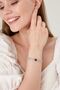 Women's Red Stella Model Zircon Stone Silver Evening Dress Daily Party Prom Date Combination Bracelet - 6