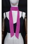 Luda Multi-Functional Chiffon Scarf Scarf Neck Tie 150*3 Fuchsia - 6