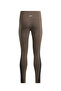 Lux High Waisted Colorblo Khaki Women's Leggings - 6