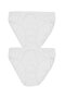 Women's Cotton Combed Ribbed Normal Waist Bikini Bikini Panties 2-Piece - 3006