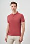 Rose Basic Straight 100% Cotton Slim Fit Slim Fit Short Sleeve Polo Collar Men's T-shirt