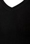 Men's Cotton V-neck Long Sleeve Lycra Top-1041 - 3