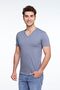 Men's Cotton V-neck Short Sleeve Colorful T-shirt -422 - 3