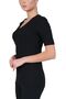 Women's Thermal V-neck Short Sleeve Underwear Top -1907 - 5